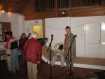 First night at the Old Cranleighan venue, January 2009
